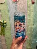 Frozen glitter cup