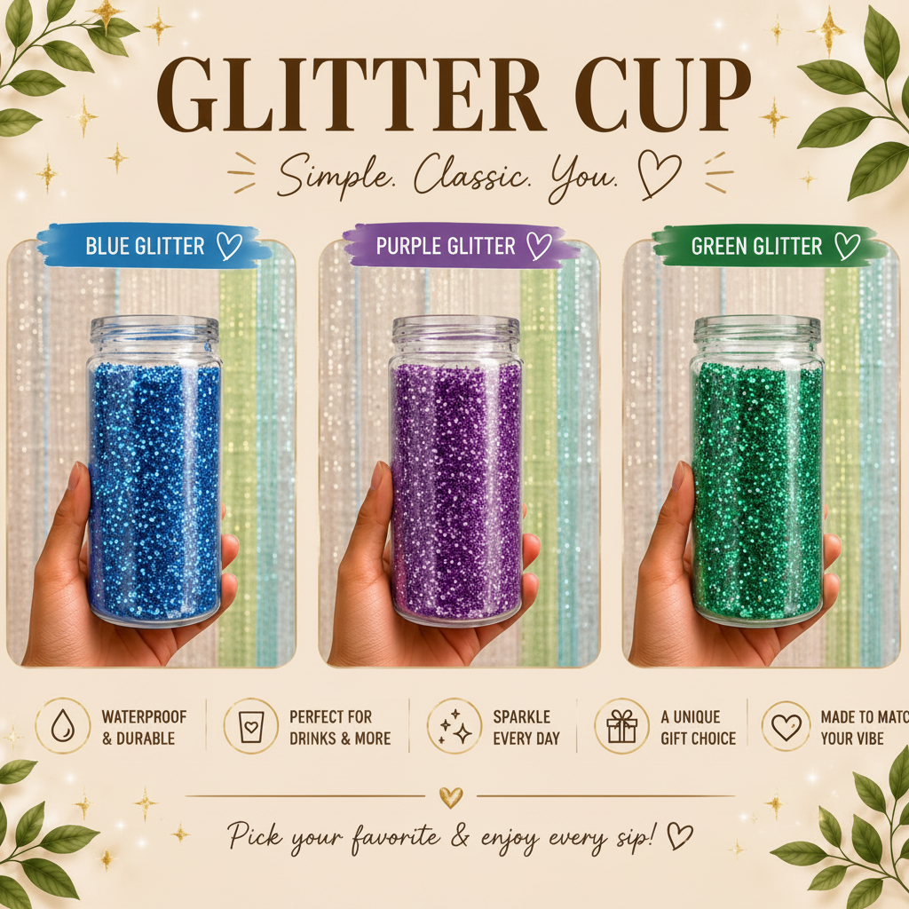 Glitter cups